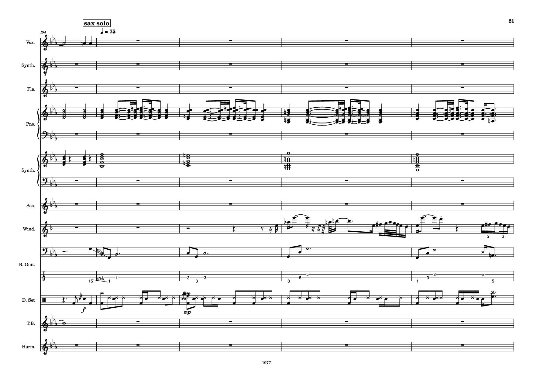 Page 21 of Sheet music PDF Fool