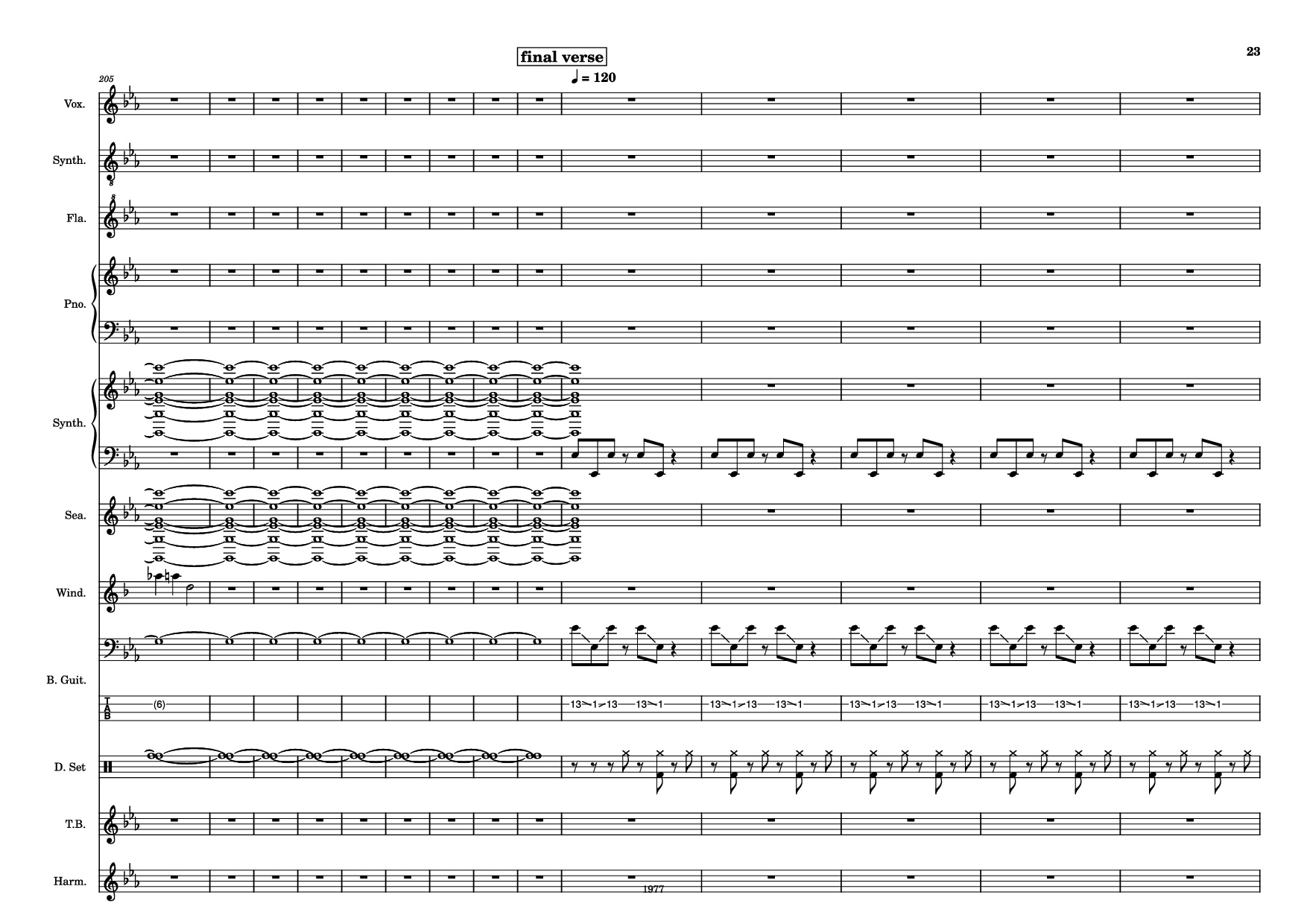 Page 23 of Sheet music PDF Fool