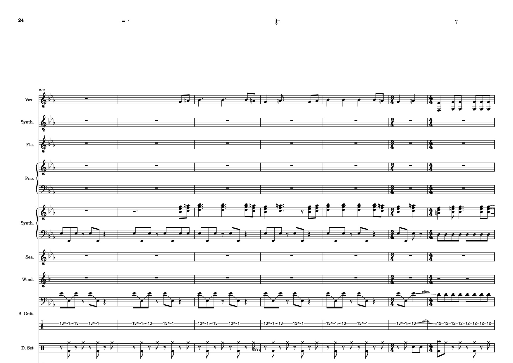 Page 24 of Sheet music PDF Fool