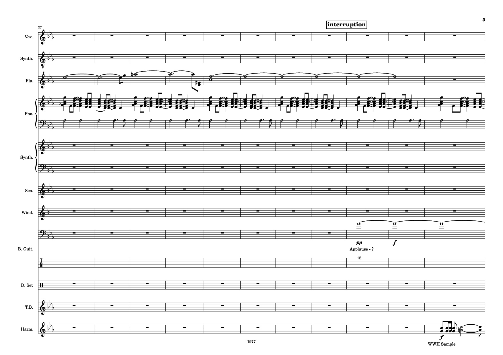 Page 5 of Sheet music PDF Fool