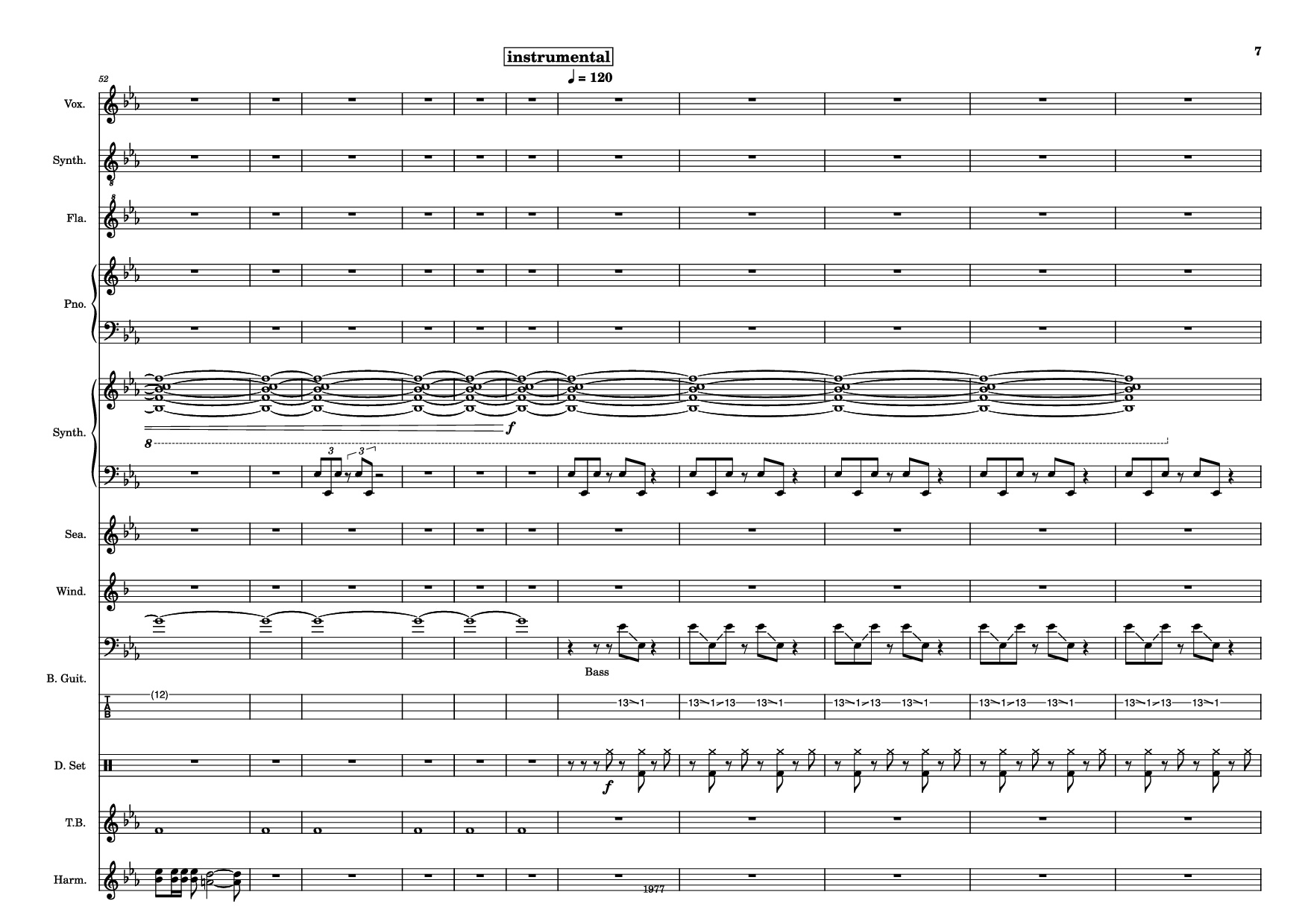 Page 7 of Sheet music PDF Fool