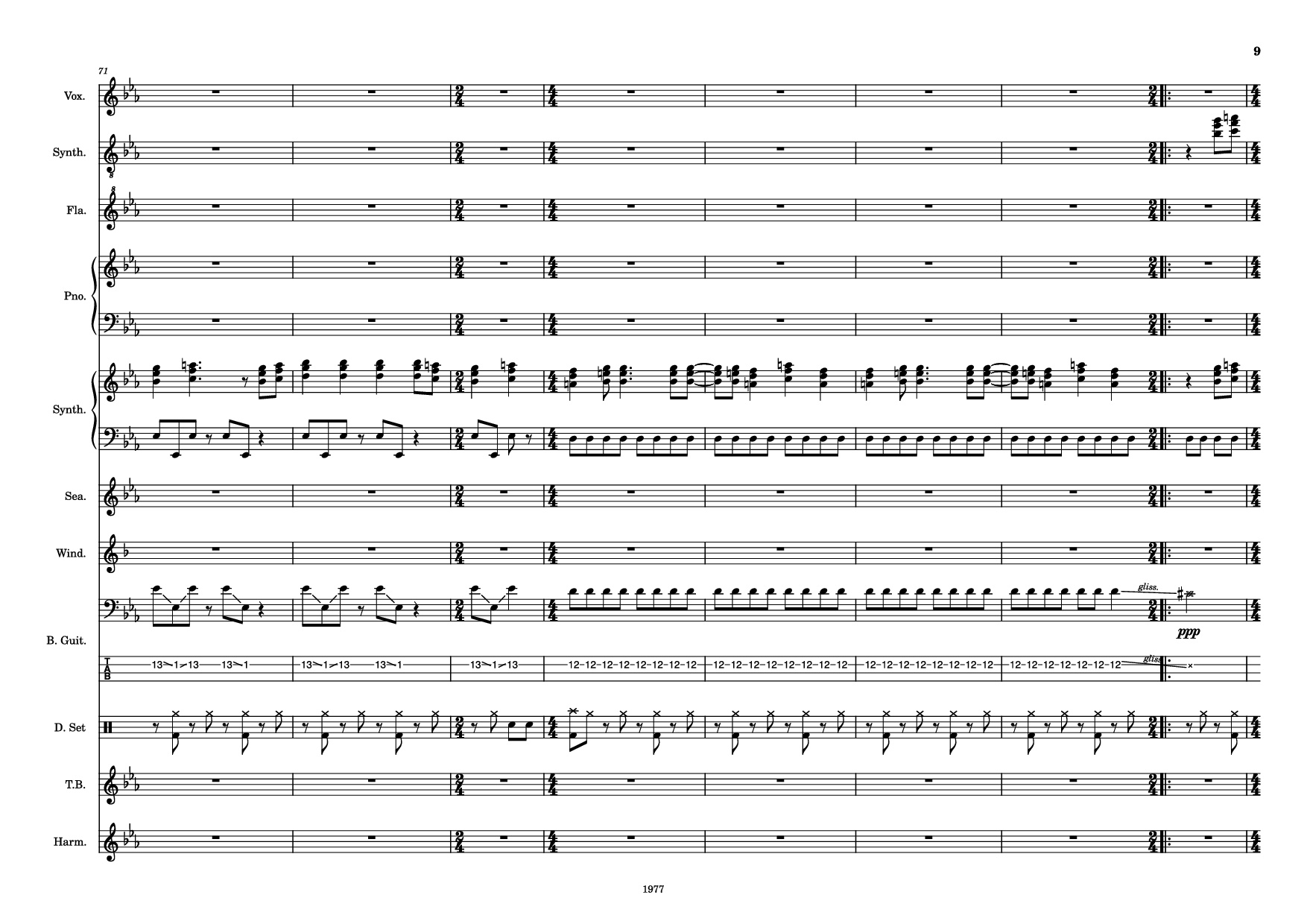 Page 9 of Sheet music PDF Fool