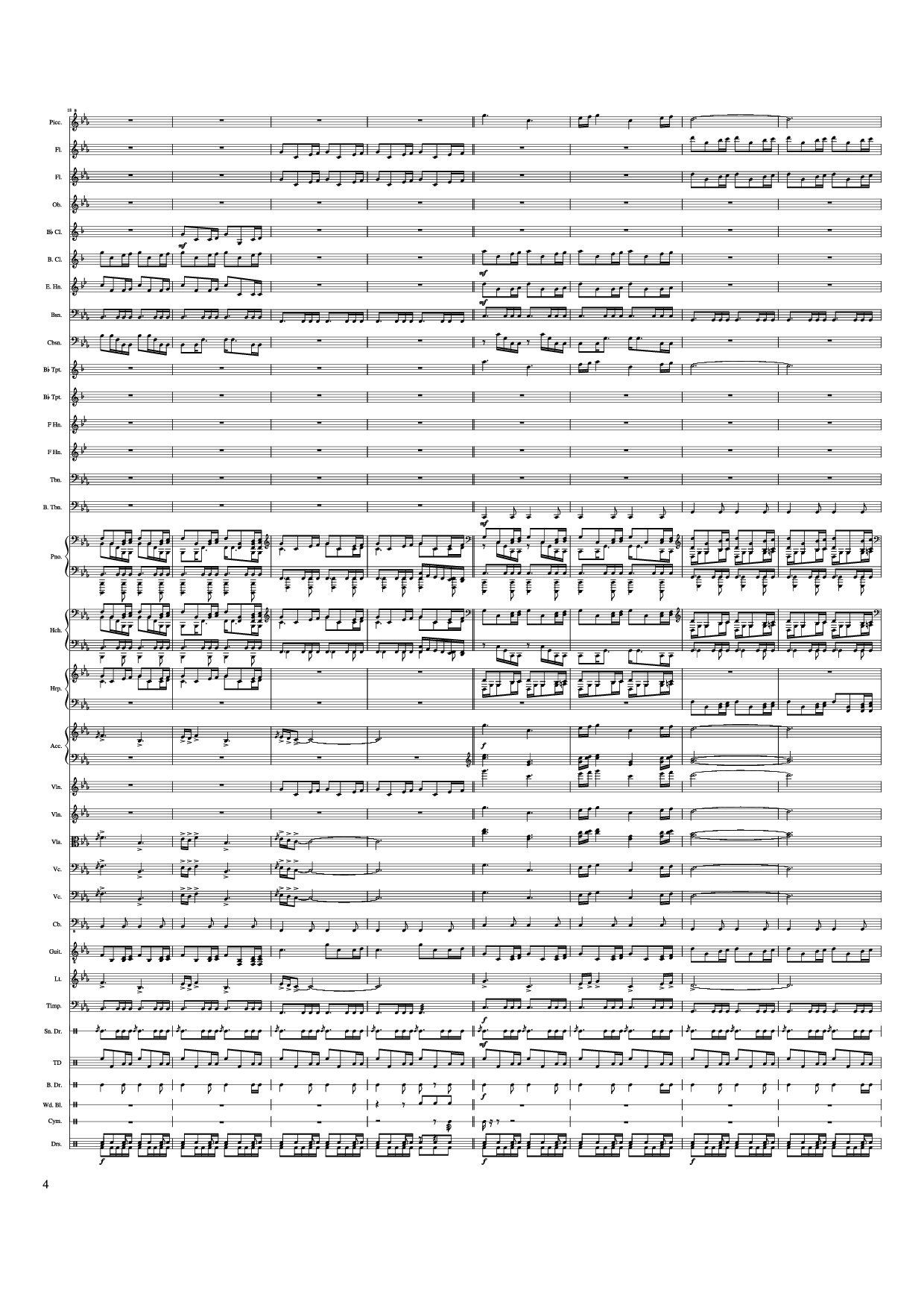 Page 4 of Sheet music PDF Piano Game of Thrones Theme Piano - Ramin Djawadi