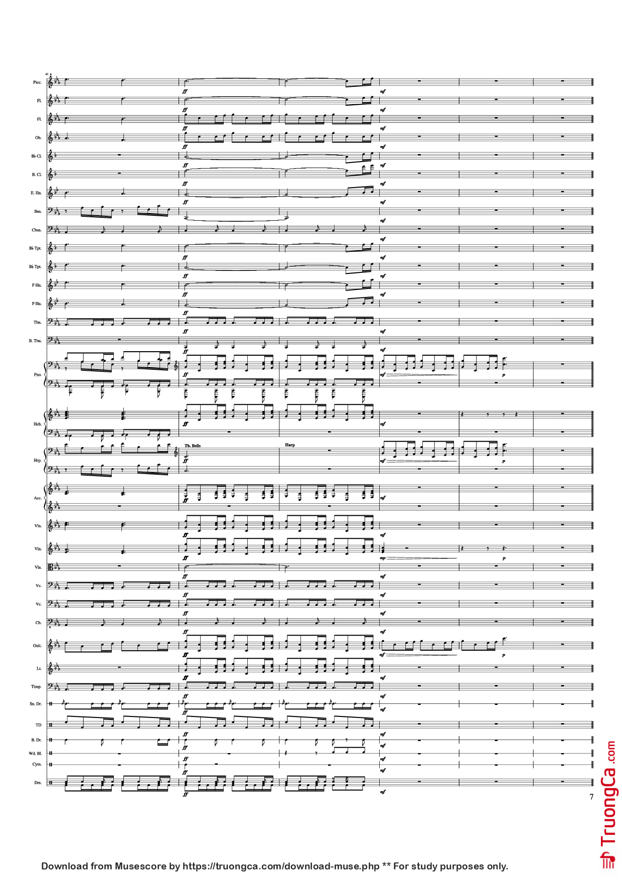 Page 7 of Sheet music PDF Piano Game of Thrones Theme Piano - Ramin Djawadi