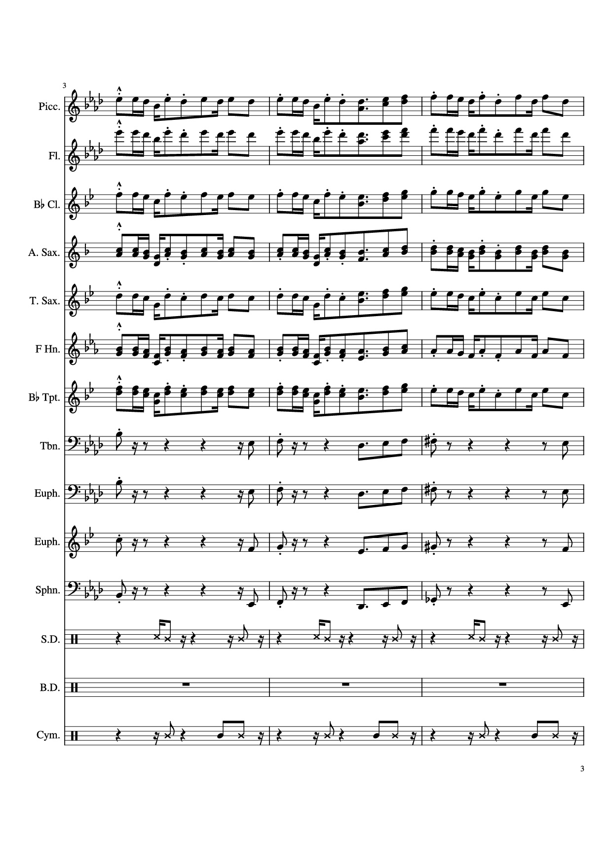 Page 3 of Sheet music PDF Love Theory - Kirk Franklin