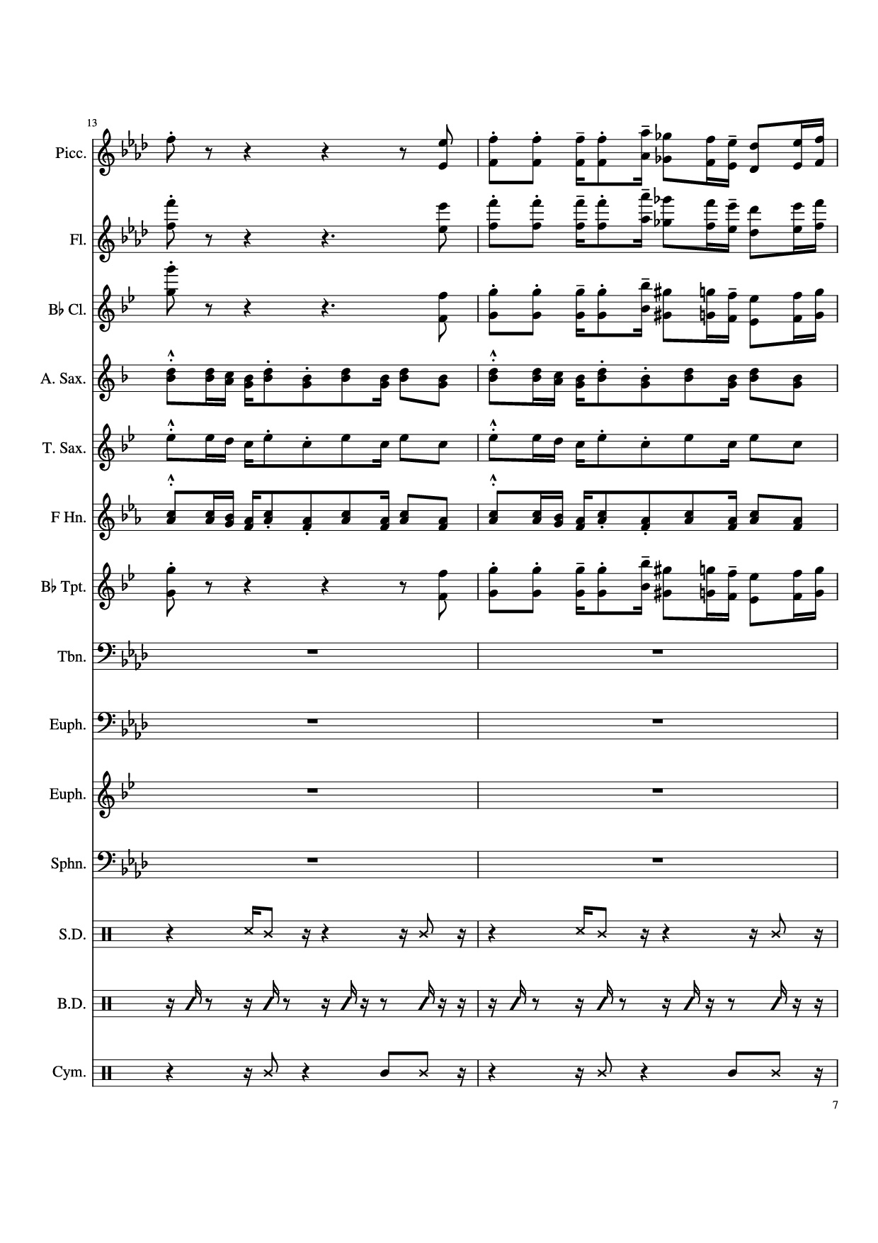 Page 7 of Sheet music PDF Love Theory - Kirk Franklin