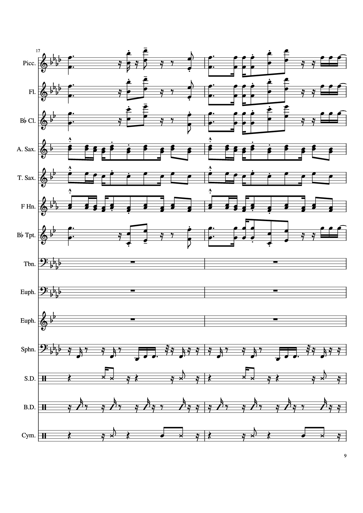 Page 9 of Sheet music PDF Love Theory - Kirk Franklin