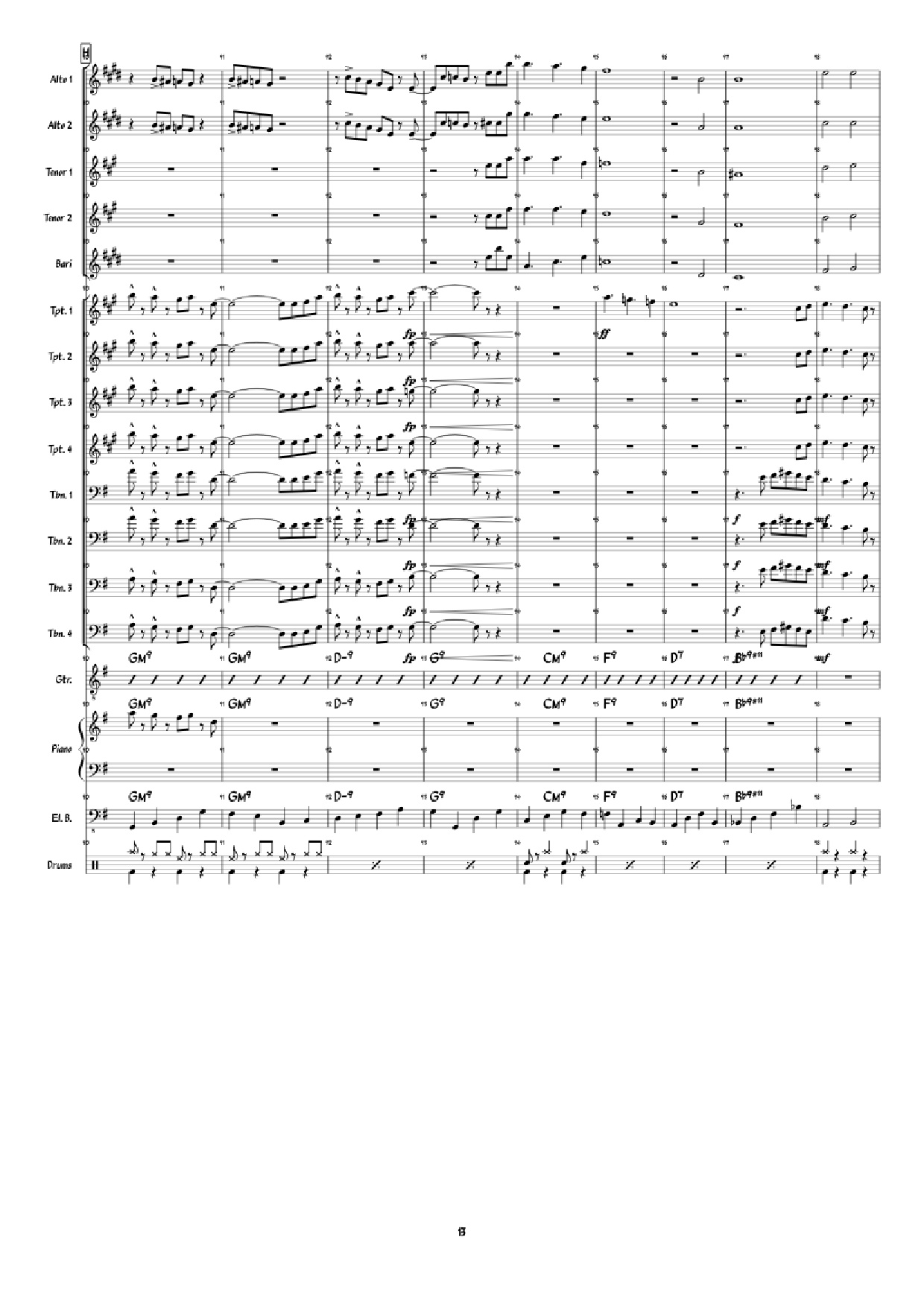 Page 13 of Sheet music PDF Piano Super Mario 3D World: Credits Roll Piano - Arranged by: Jimmy Dunning