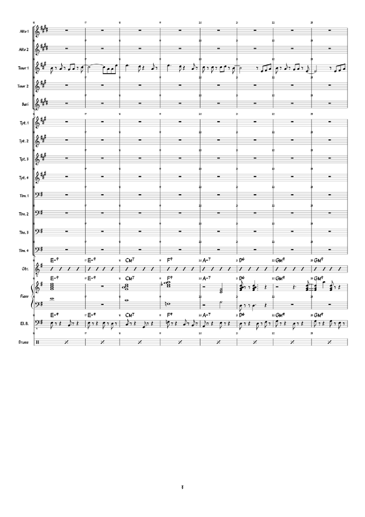 Page 3 of Sheet music PDF Piano Super Mario 3D World: Credits Roll Piano - Arranged by: Jimmy Dunning