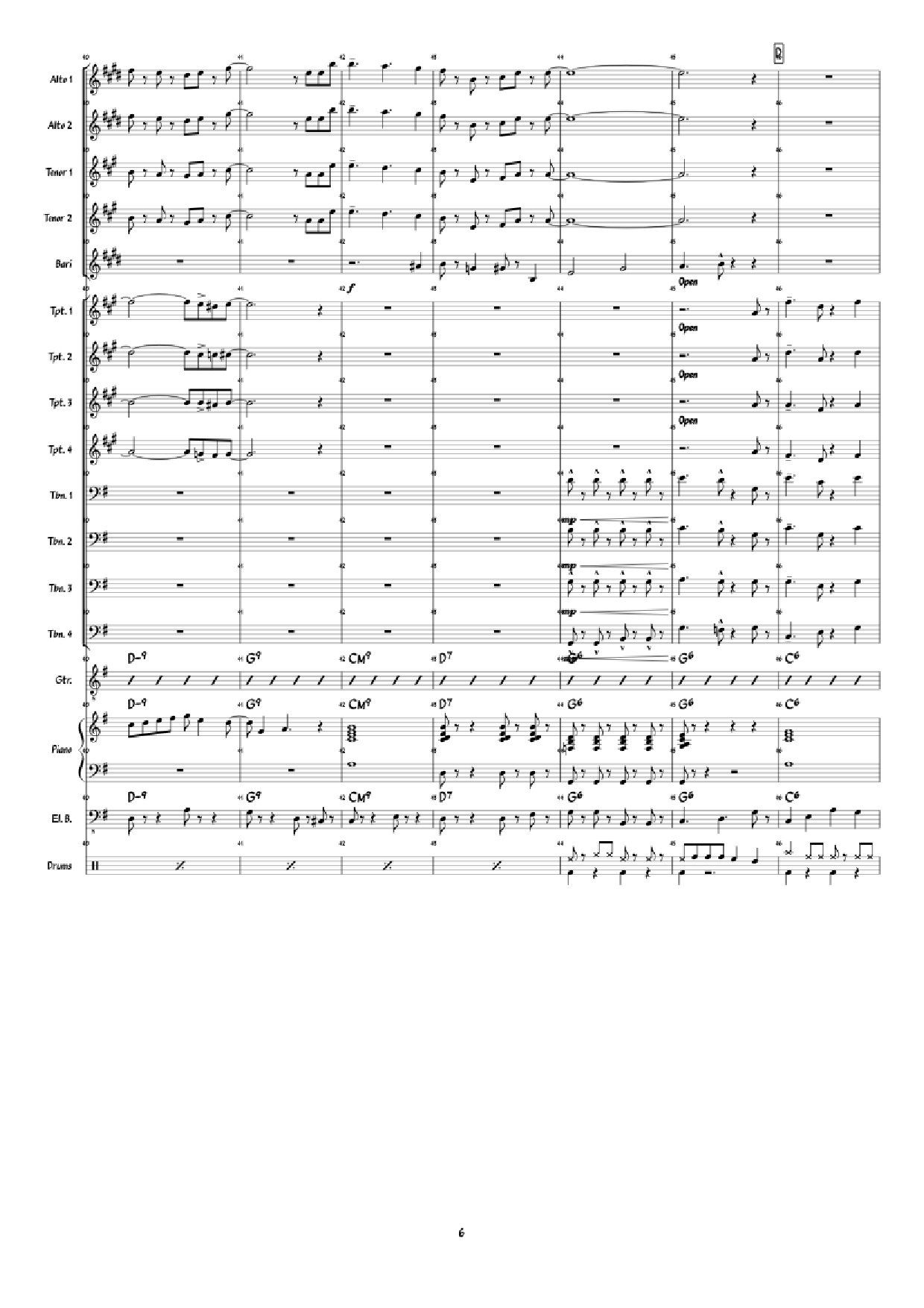 Page 6 of Sheet music PDF Piano Super Mario 3D World: Credits Roll Piano - Arranged by: Jimmy Dunning