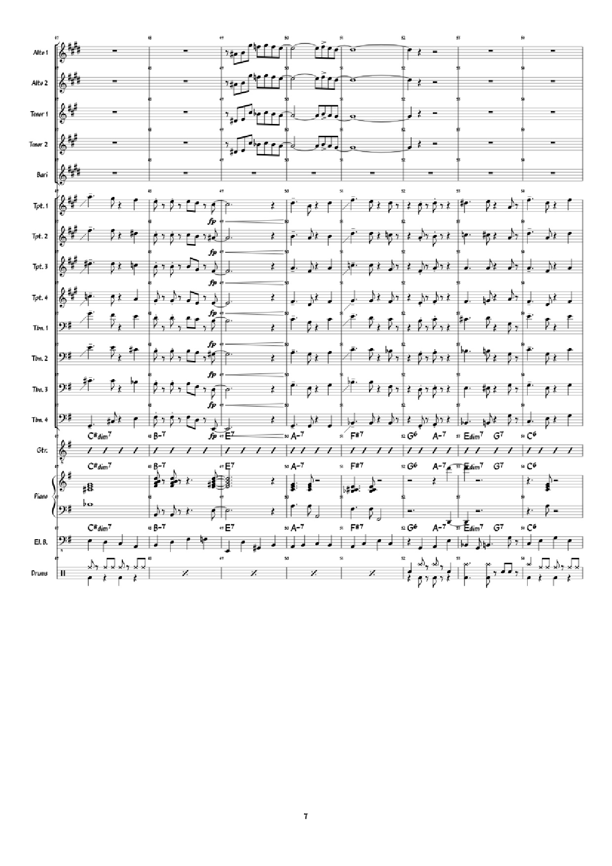 Page 7 of Sheet music PDF Piano Super Mario 3D World: Credits Roll Piano - Arranged by: Jimmy Dunning