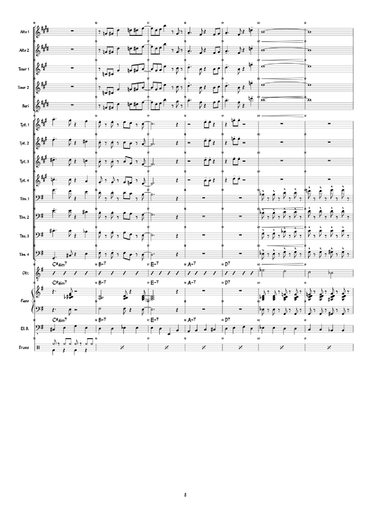 Page 8 of Sheet music PDF Piano Super Mario 3D World: Credits Roll Piano - Arranged by: Jimmy Dunning