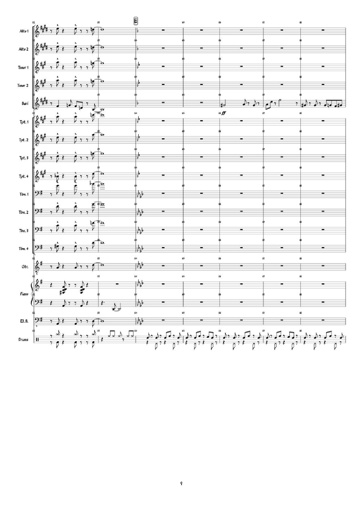 Page 9 of Sheet music PDF Piano Super Mario 3D World: Credits Roll Piano - Arranged by: Jimmy Dunning