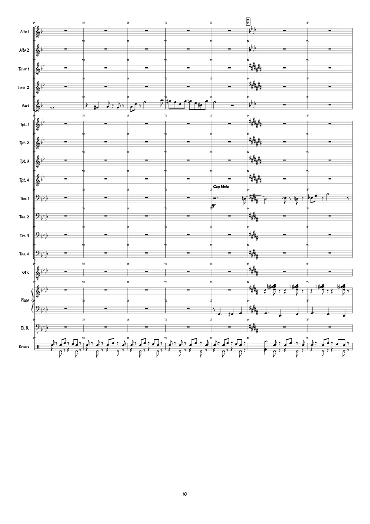 Page 10 of Sheet music PDF Piano Super Mario 3D World: Credits Roll Piano - Arranged by: Jimmy Dunning