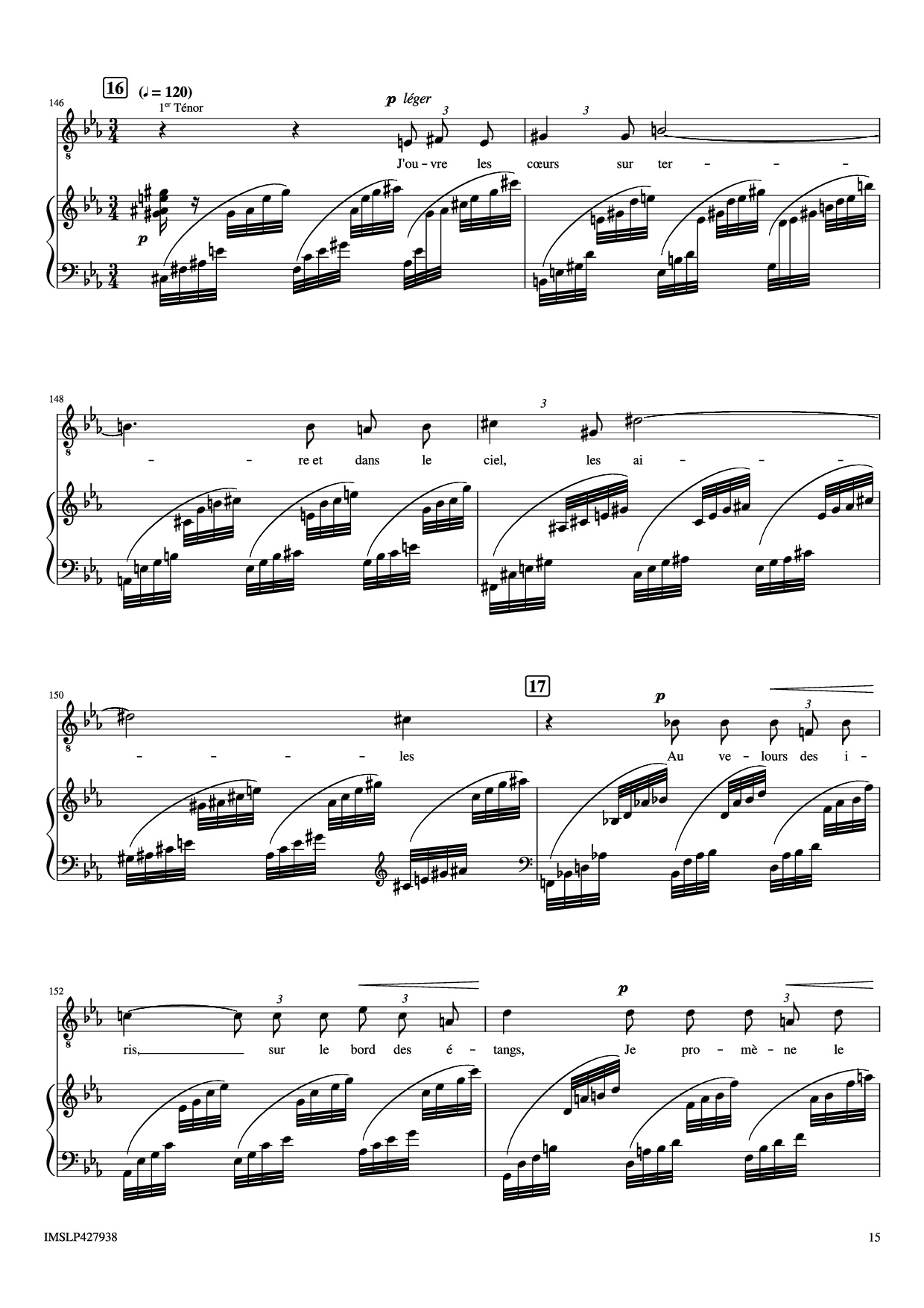 Page 15 of Sheet music PDF Piano Renouveau Piano - Lili BOULANGER