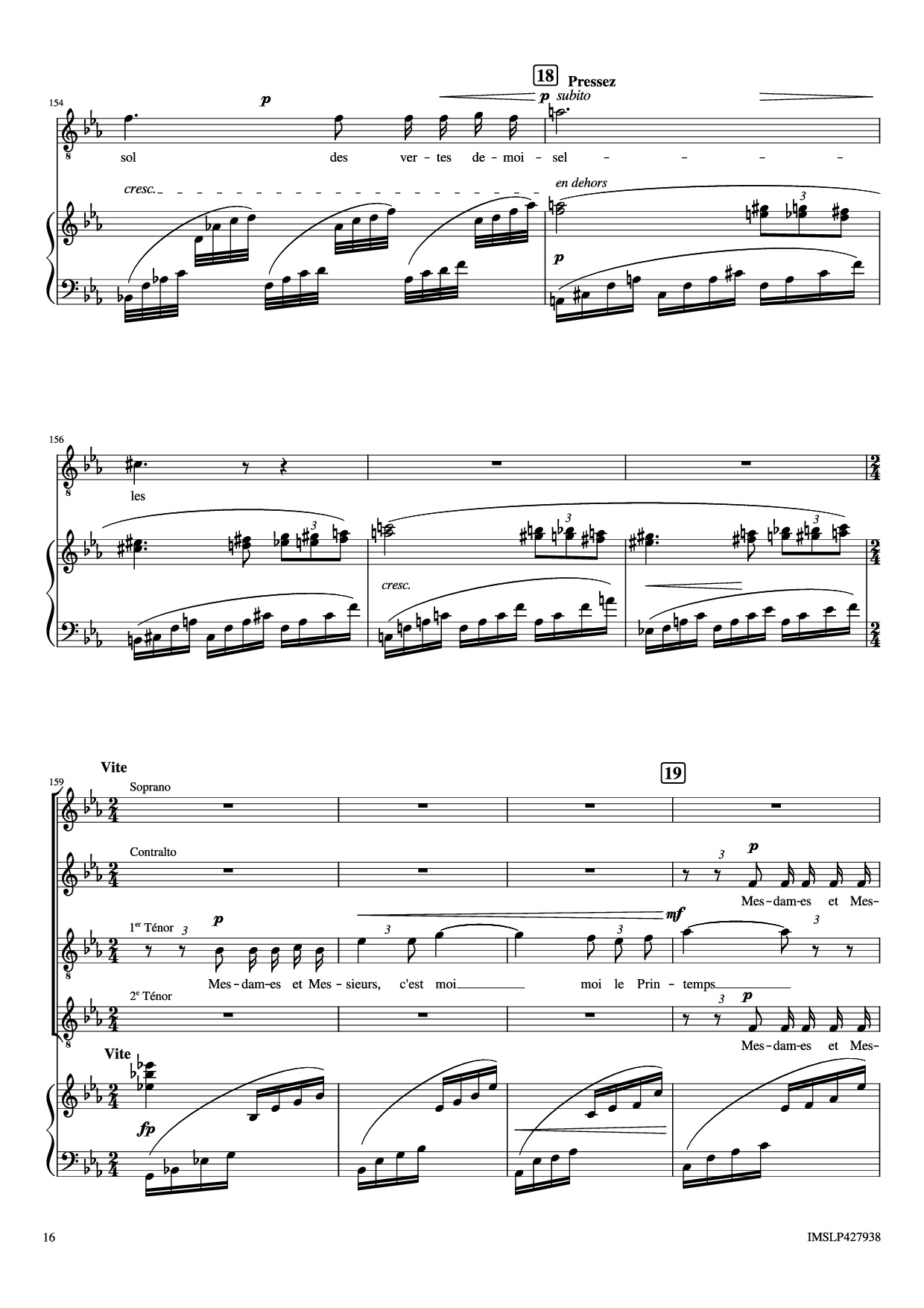 Page 16 of Sheet music PDF Piano Renouveau Piano - Lili BOULANGER