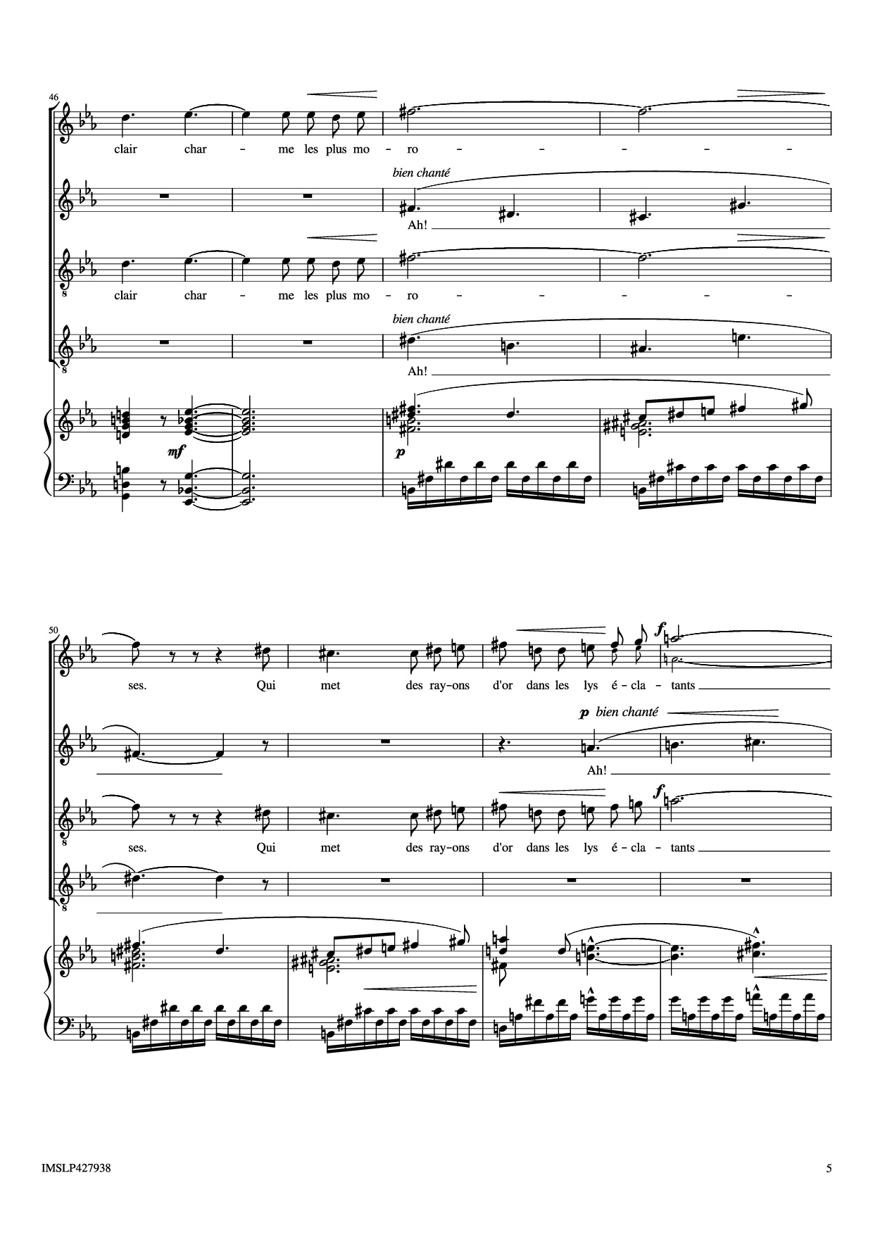 Page 5 of Sheet music PDF Piano Renouveau Piano - Lili BOULANGER