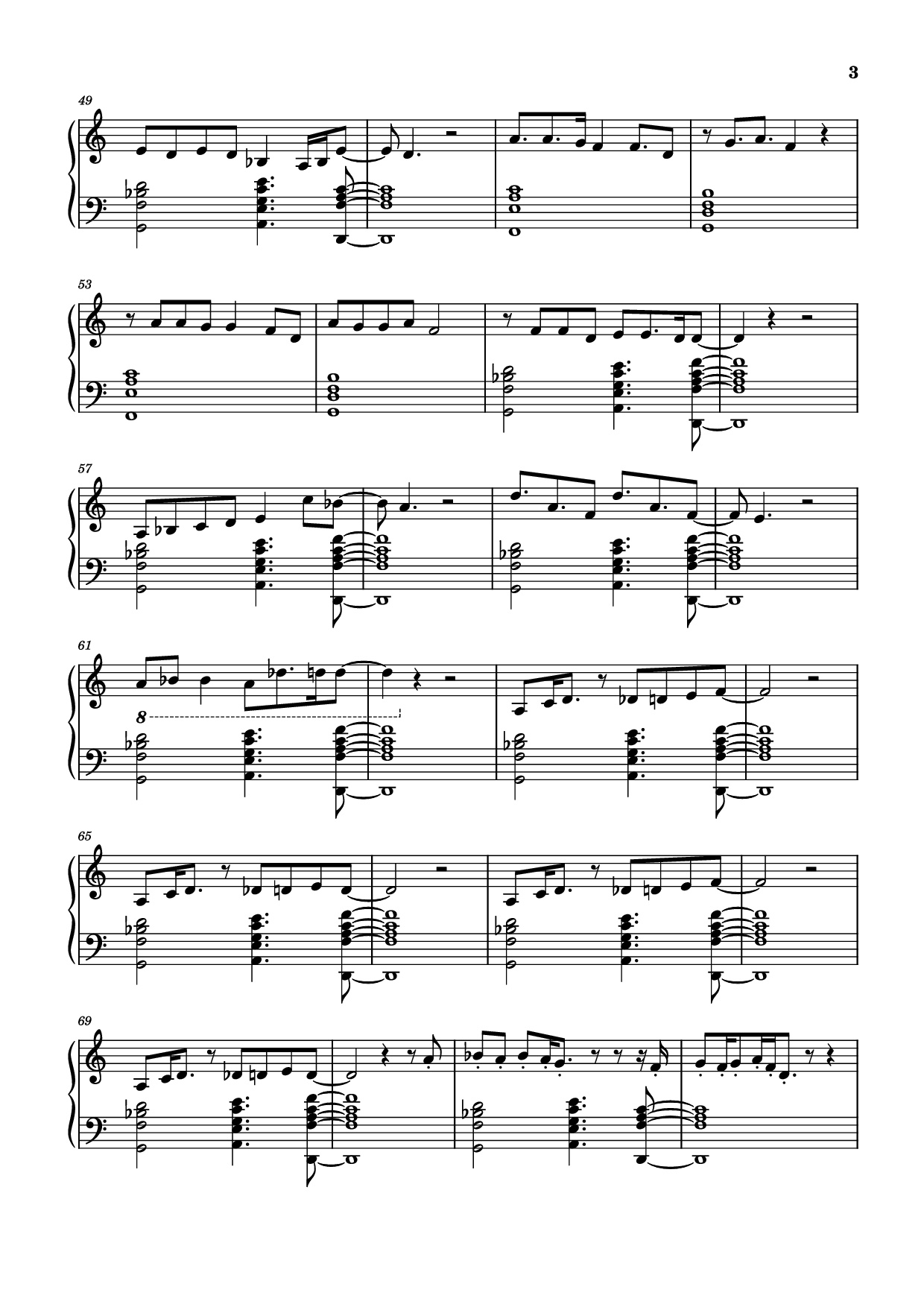 Page 3 of Sheet music PDF Piano Stronger Than Me Piano - Undefined