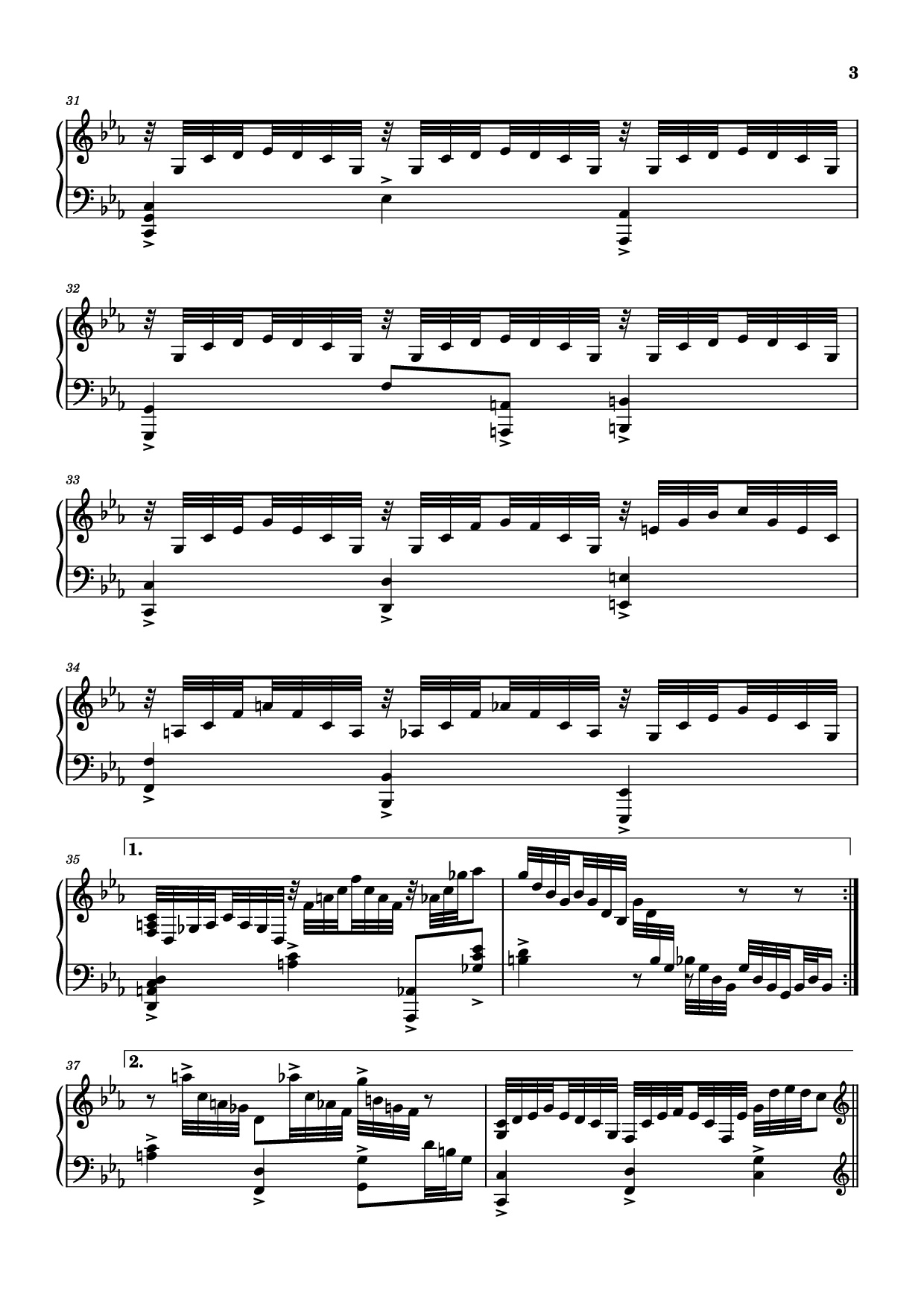 Page 3 of Sheet music PDF I. Shinji (A-6) Piano - Shiro Sagisu & Tsuneyoshi Saito