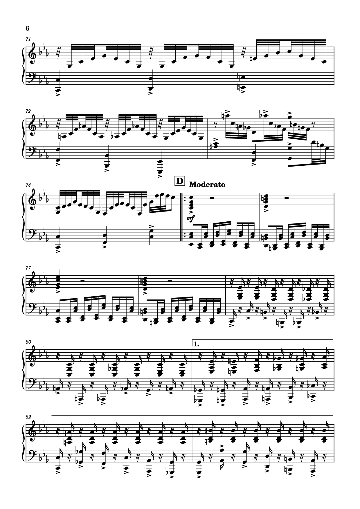 Page 6 of Sheet music PDF I. Shinji (A-6) Piano - Shiro Sagisu & Tsuneyoshi Saito