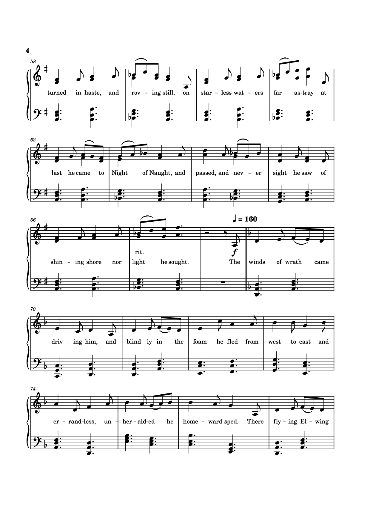 Page 4 of Sheet music PDF The Tale of Eärendel Piano - Music Bee