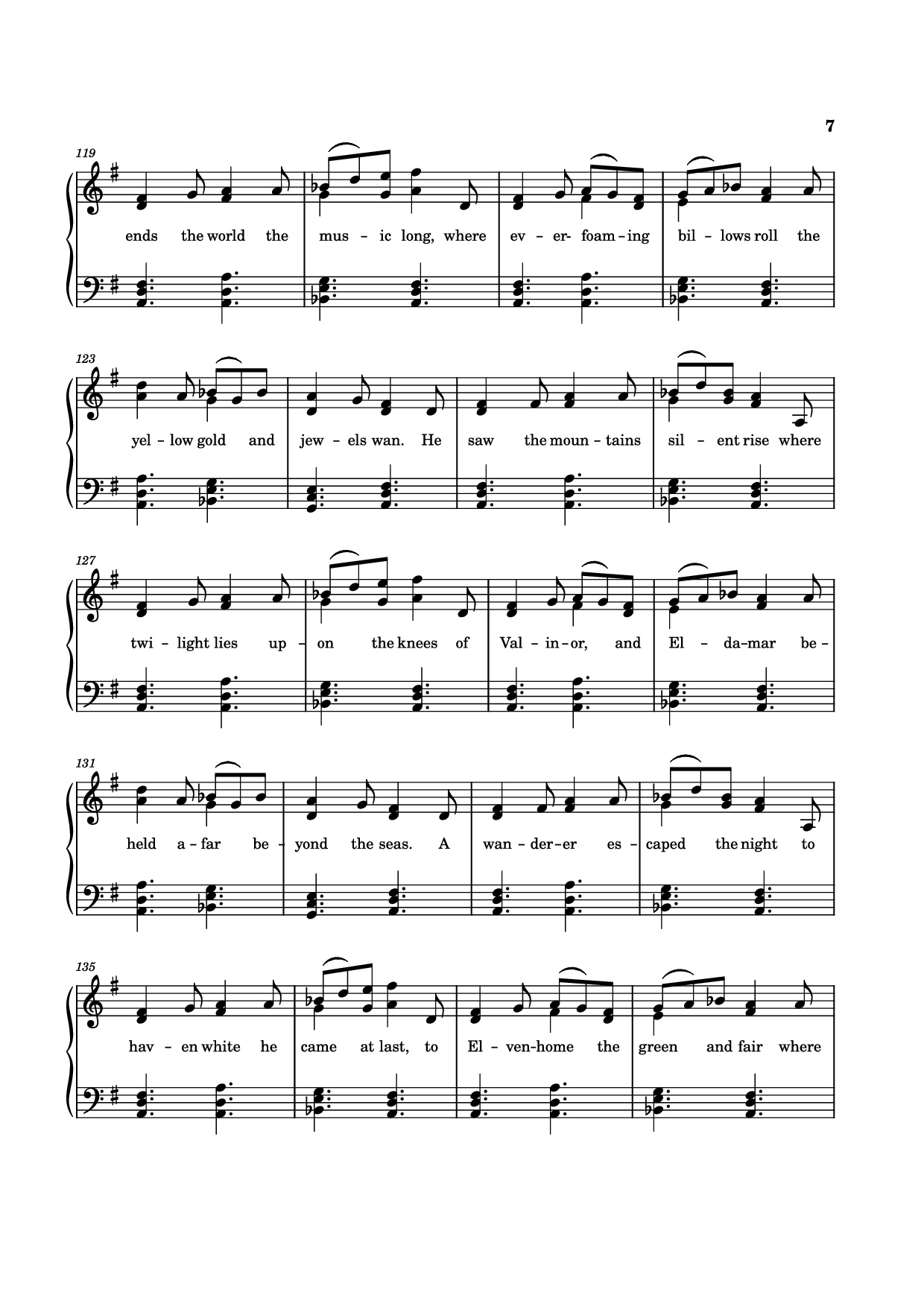Page 7 of Sheet music PDF The Tale of Eärendel Piano - Music Bee