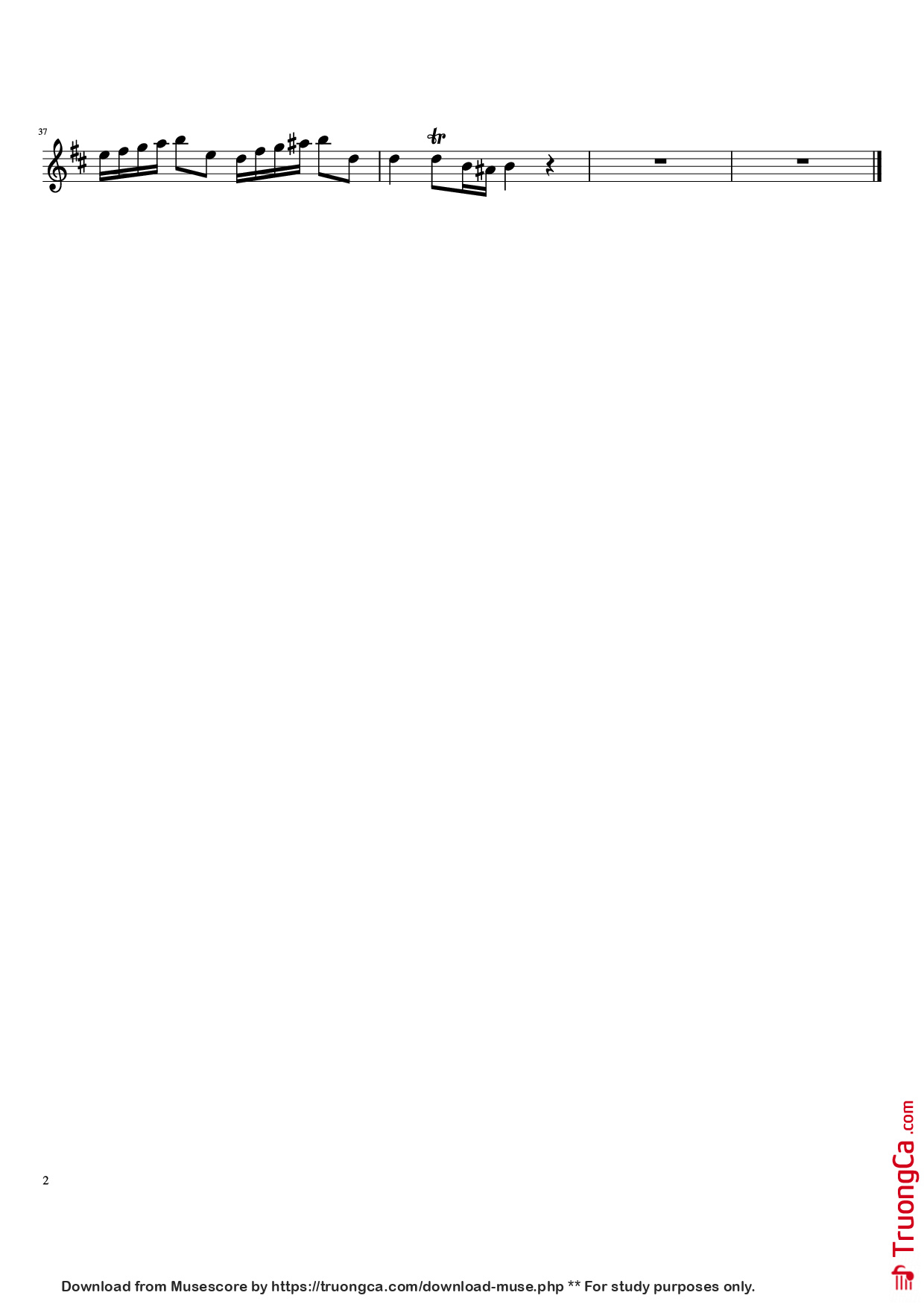 Page 2 of Sheet music PDF The King Of Strangeness Violin - Composer