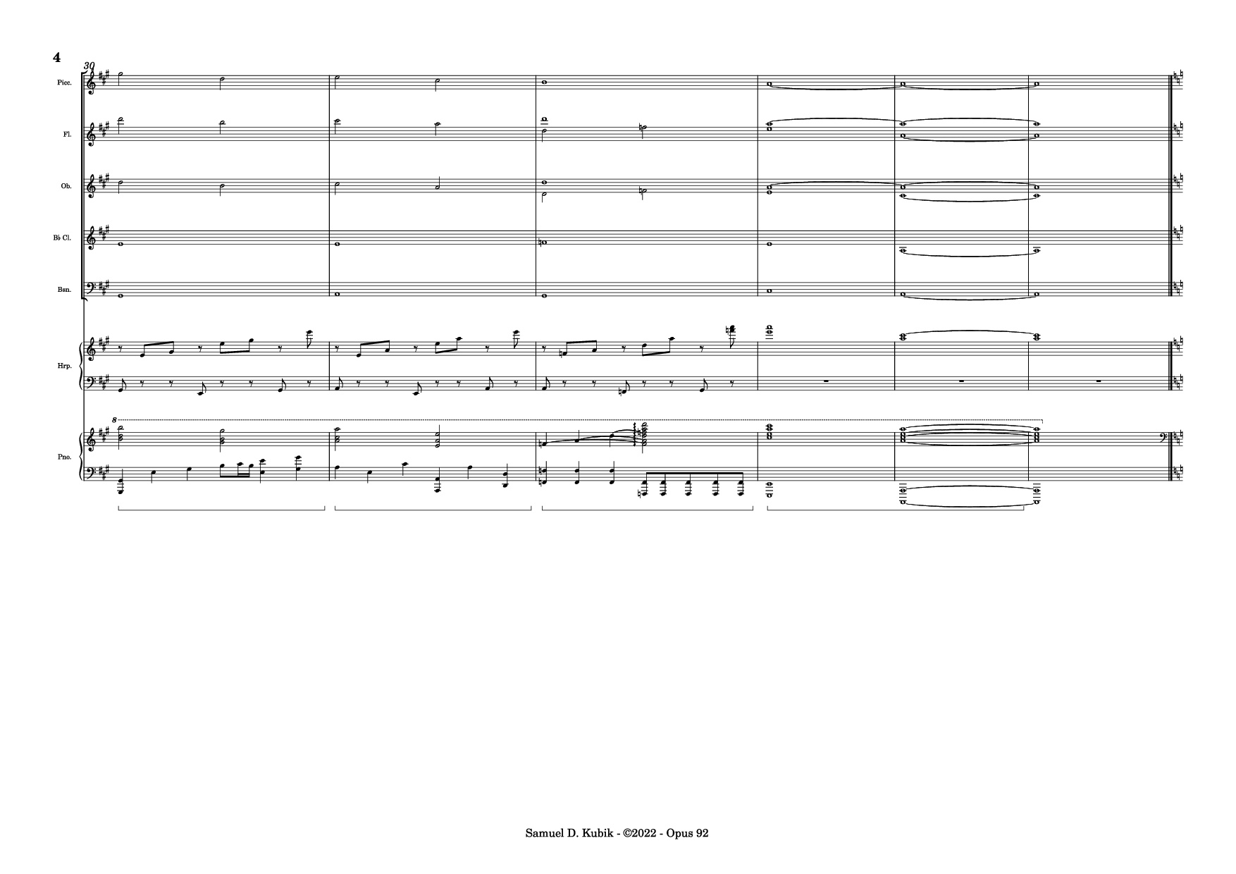 Page 4 of Sheet music PDF Piano Tetris Theme Variations Piano - Samuel D. Kubik