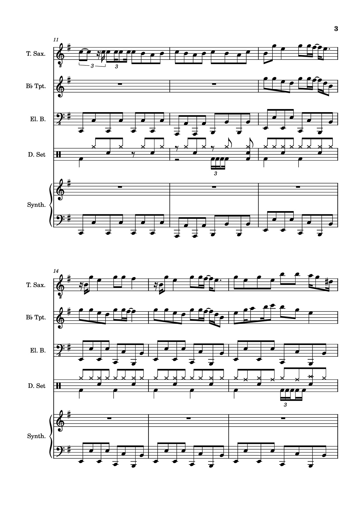 Page 3 of Sheet music PDF Guitar Tab Insane Guitar TAB - Emeryn Skylar Laiche
