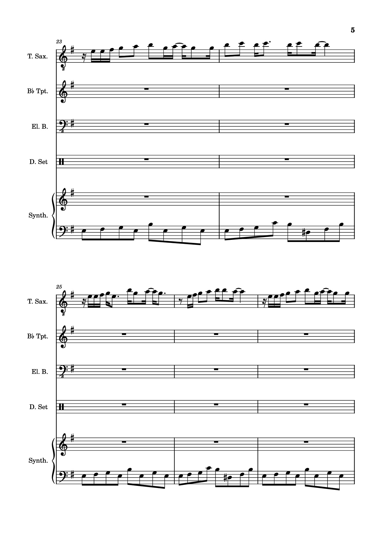 Page 5 of Sheet music PDF Guitar Tab Insane Guitar TAB - Emeryn Skylar Laiche
