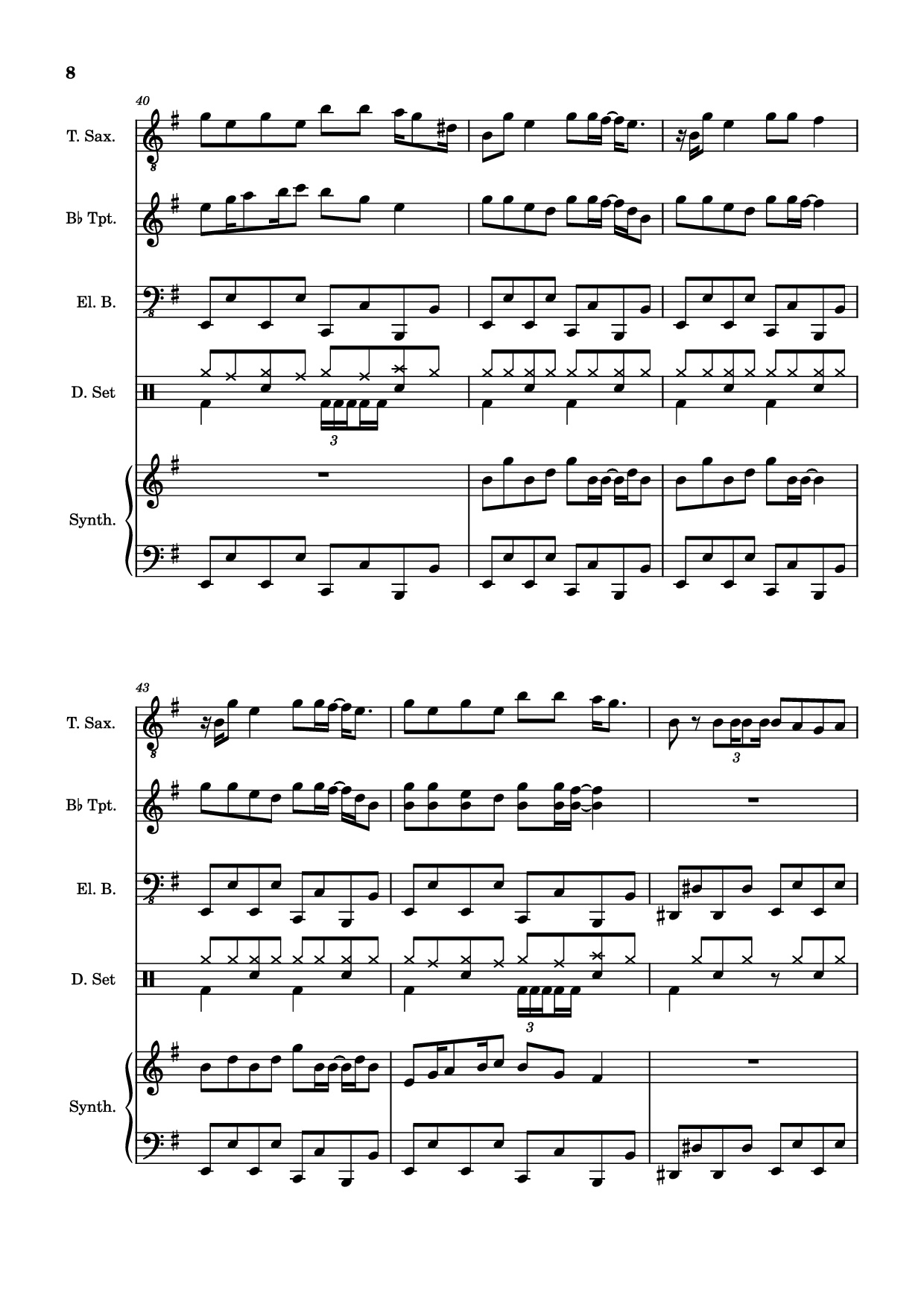 Page 8 of Sheet music PDF Guitar Tab Insane Guitar TAB - Emeryn Skylar Laiche