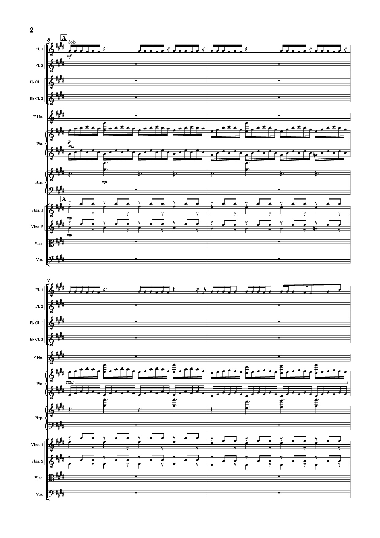 Page 2 of Sheet music PDF Piano Golden Hour Piano - Jacob Lawson [JVKE]