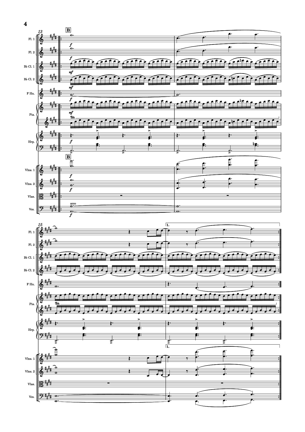Page 4 of Sheet music PDF Piano Golden Hour Piano - Jacob Lawson [JVKE]