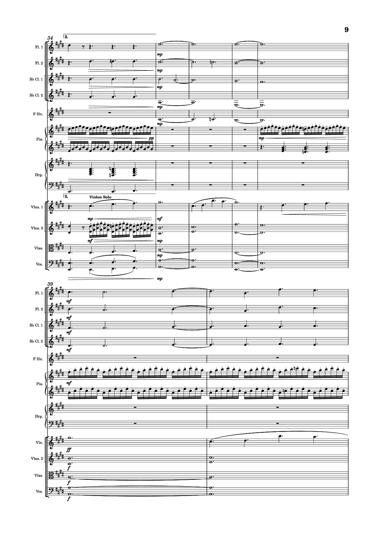Page 9 of Sheet music PDF Piano Golden Hour Piano - Jacob Lawson [JVKE]