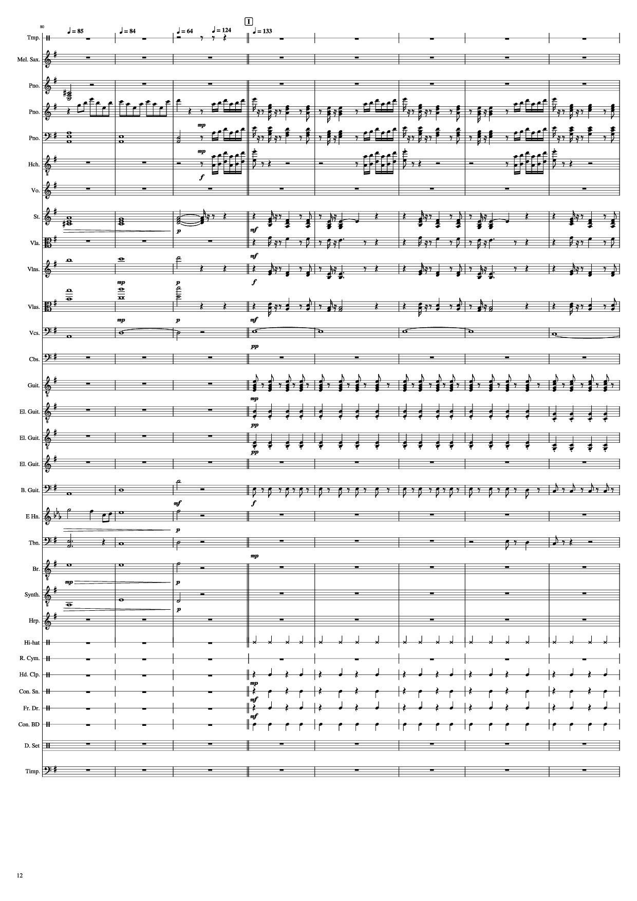 Page 12 of Sheet music PDF Piano John Miles - Music Piano - Undefined
