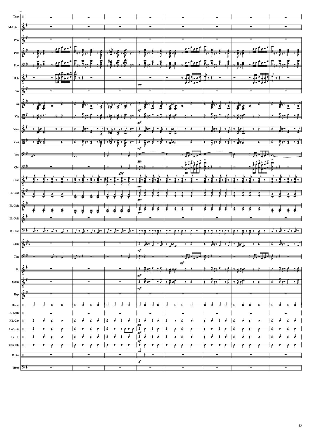 Page 13 of Sheet music PDF Piano John Miles - Music Piano - Undefined