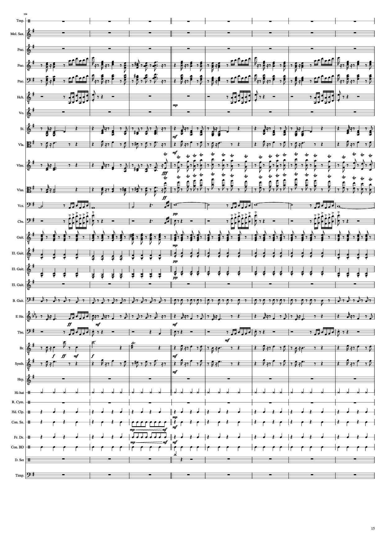 Page 15 of Sheet music PDF Piano John Miles - Music Piano - Undefined