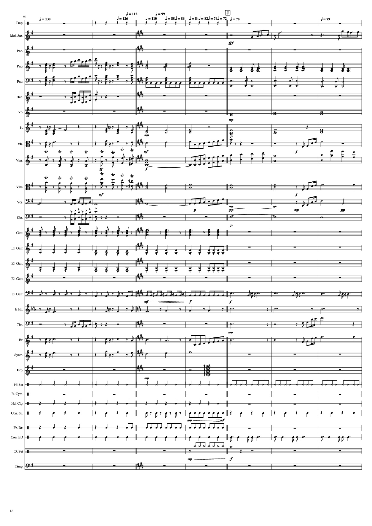 Page 16 of Sheet music PDF Piano John Miles - Music Piano - Undefined