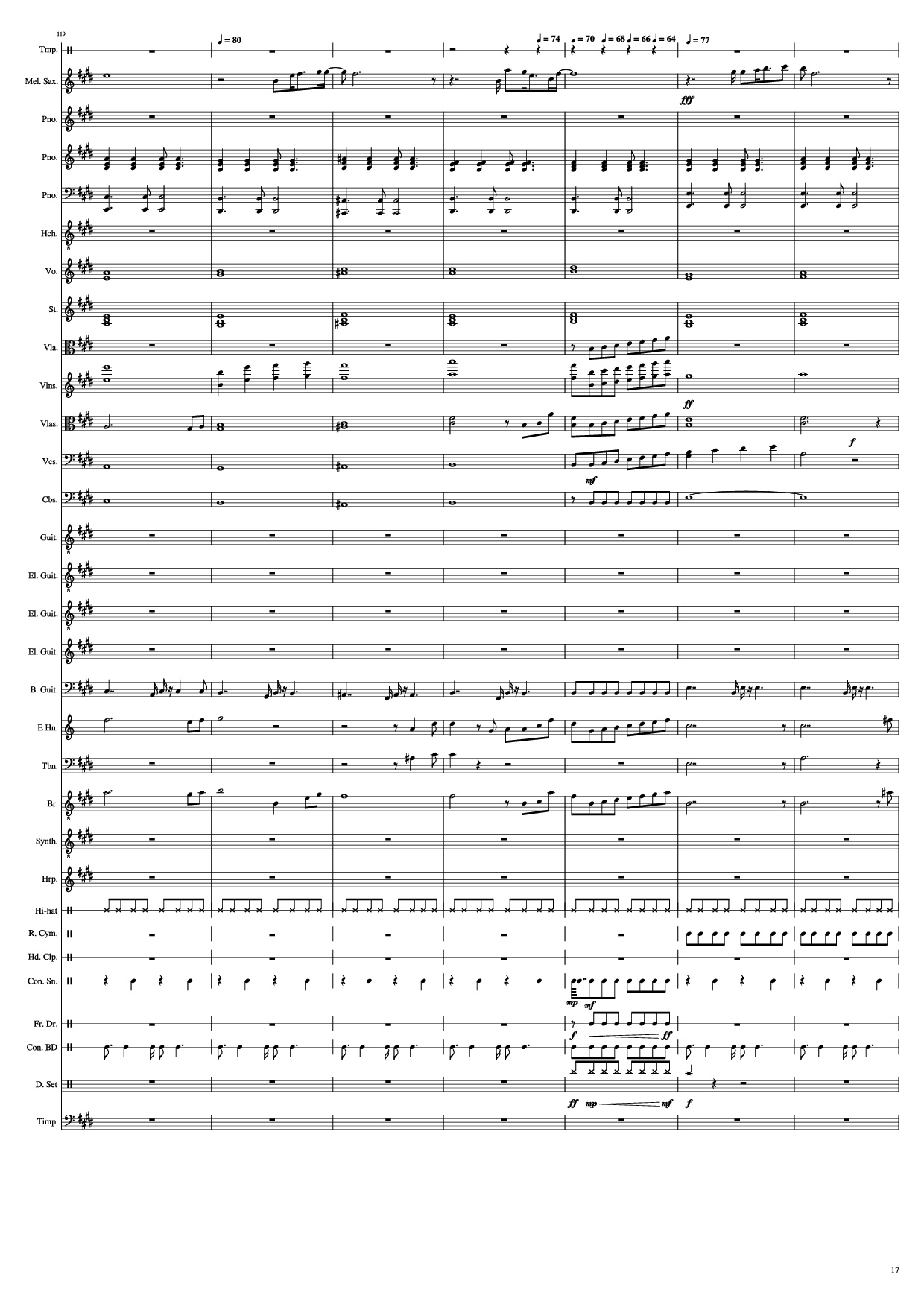 Page 17 of Sheet music PDF Piano John Miles - Music Piano - Undefined