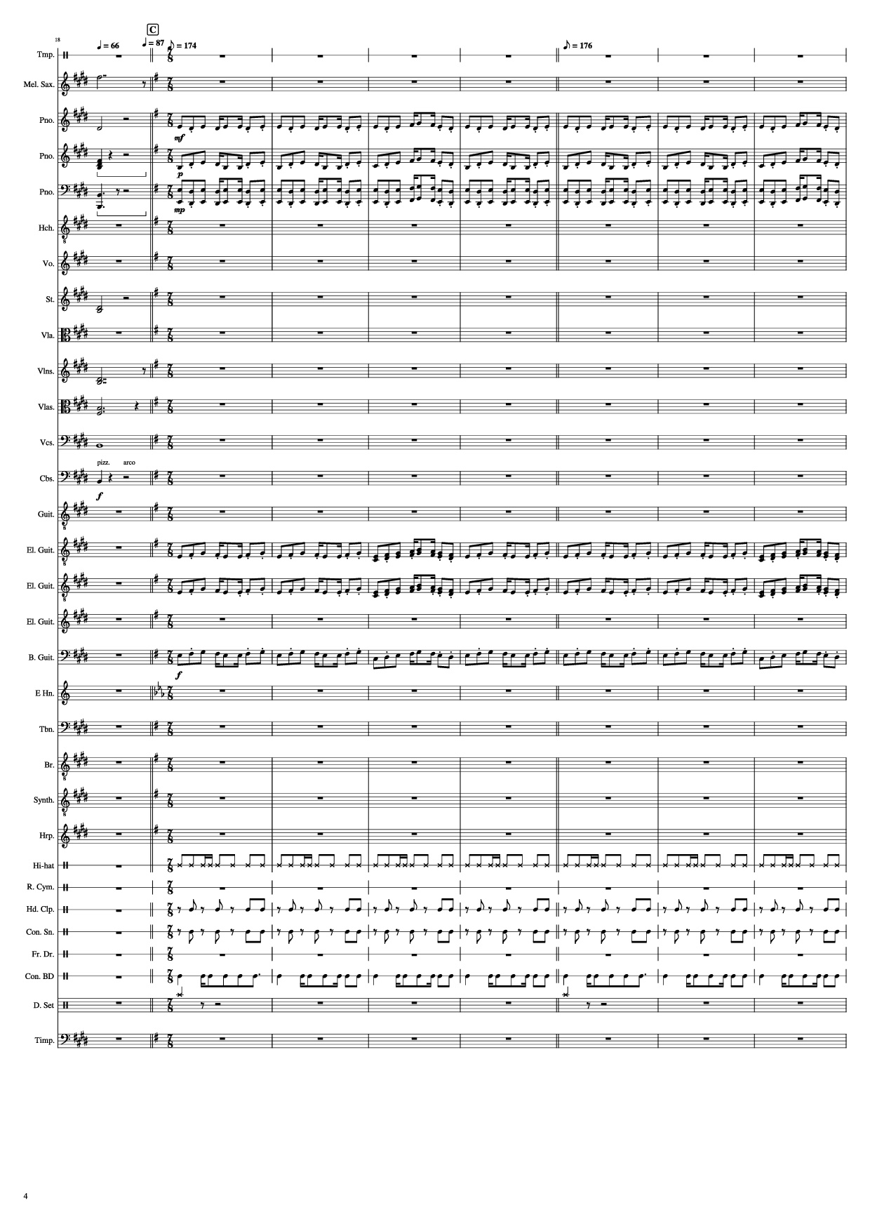 Page 4 of Sheet music PDF Piano John Miles - Music Piano - Undefined