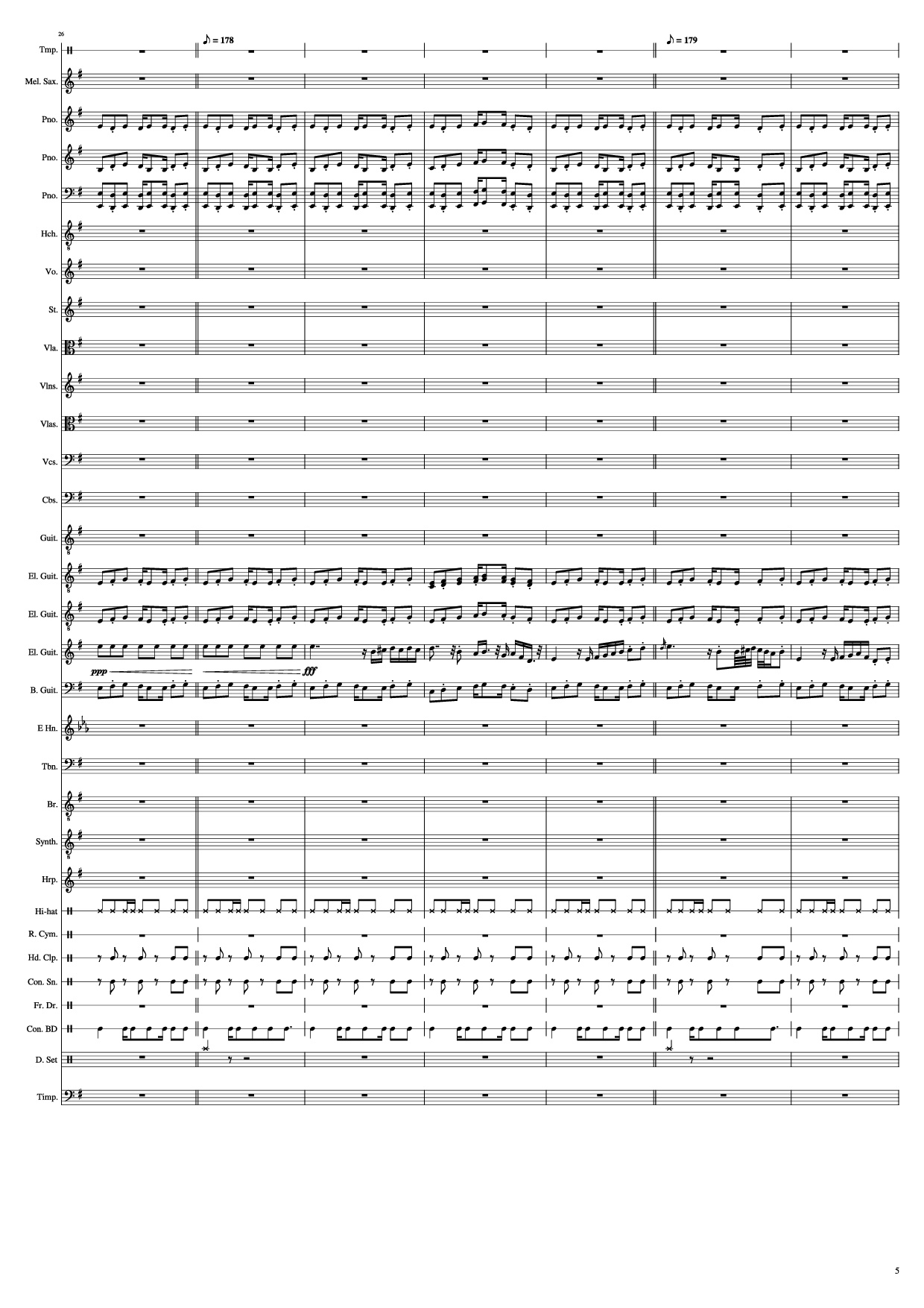 Page 5 of Sheet music PDF Piano John Miles - Music Piano - Undefined