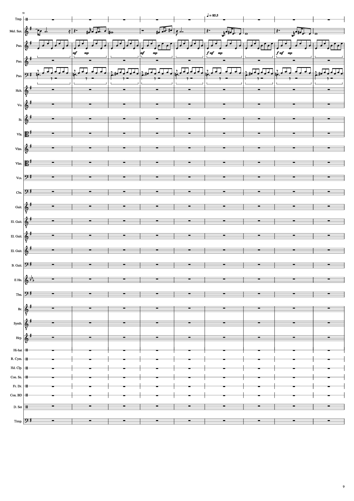 Page 9 of Sheet music PDF Piano John Miles - Music Piano - Undefined