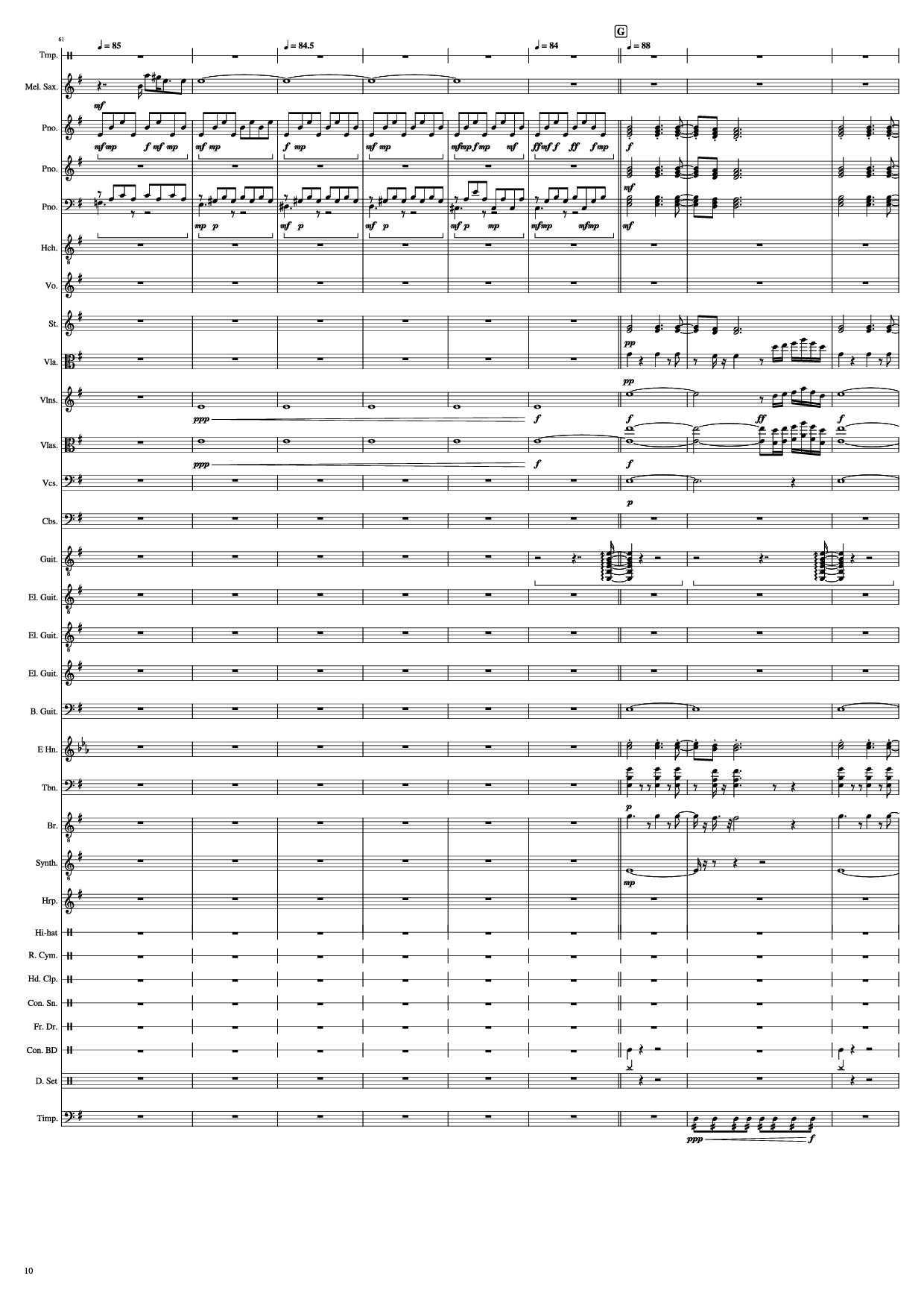 Page 10 of Sheet music PDF Piano John Miles - Music Piano - Undefined