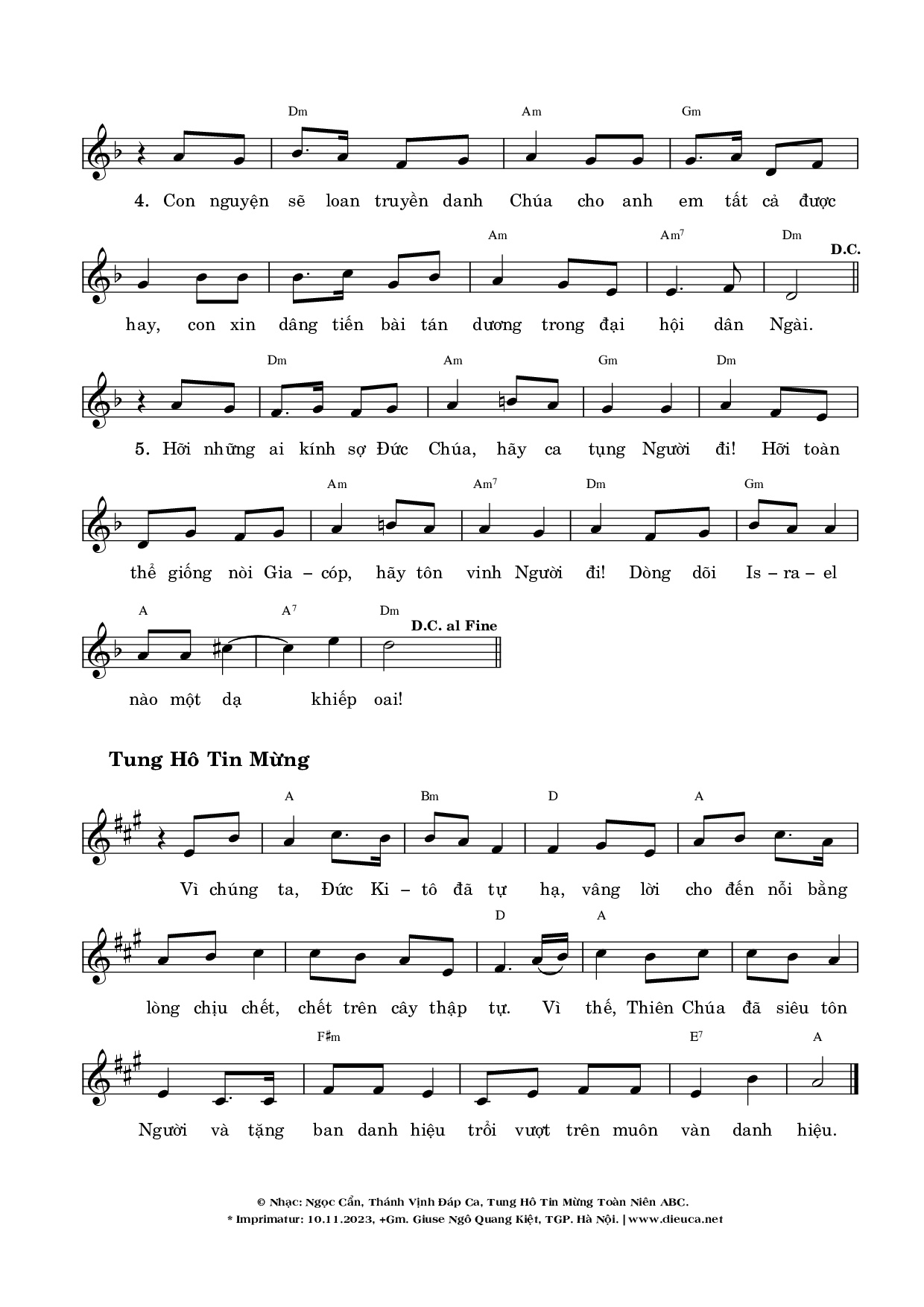 Page 2 of Sheet music PDF Thánh Vịnh 21 (Lễ Lá) - Ngọc Cẩn