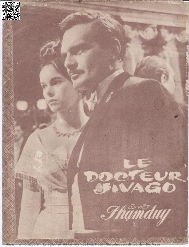 Sheet PDF of Hỡi người tình Lara (Somewhere my love)