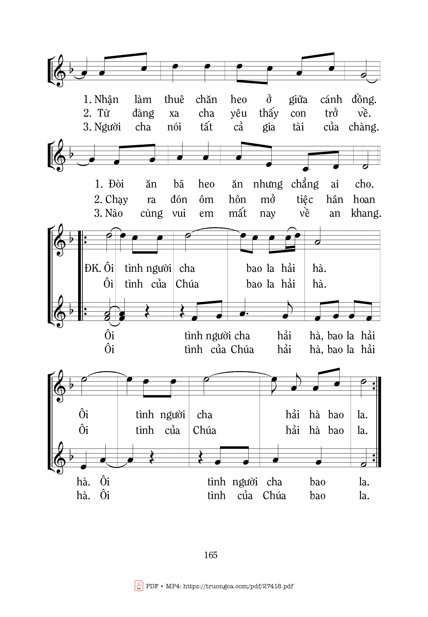 Page 2 of Sheet music PDF Người Cha Nhân Hậu - Mi Trầm