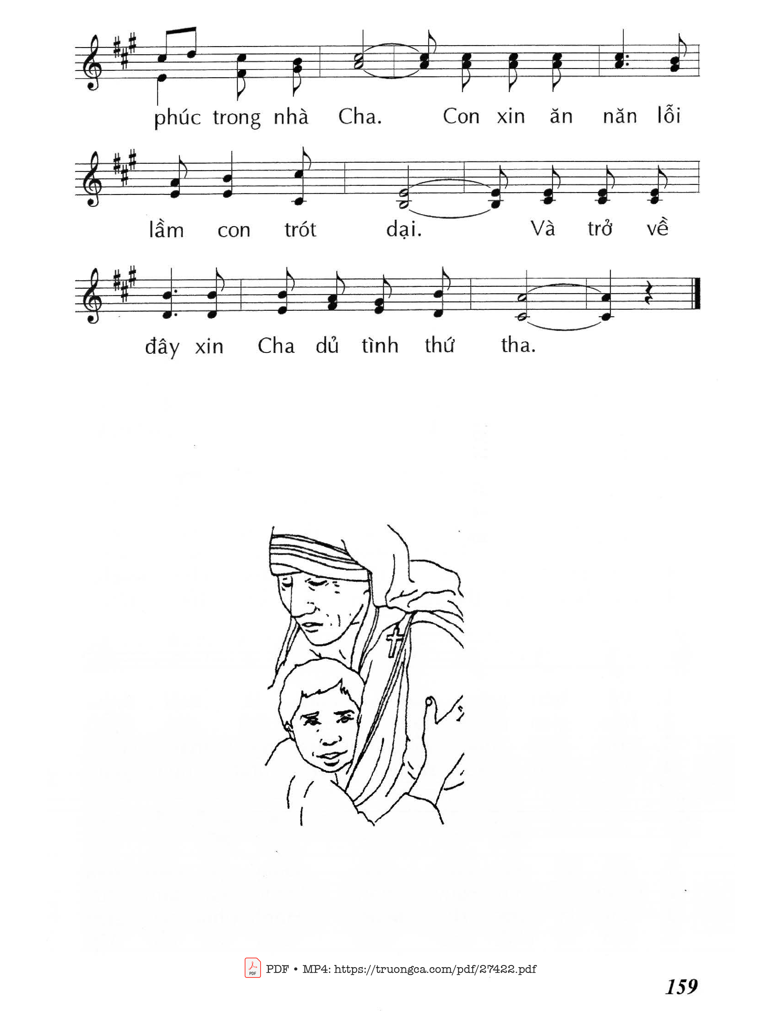 Page 2 of Sheet music PDF Xin Chúa Tha Thứ - Huy Hoàng