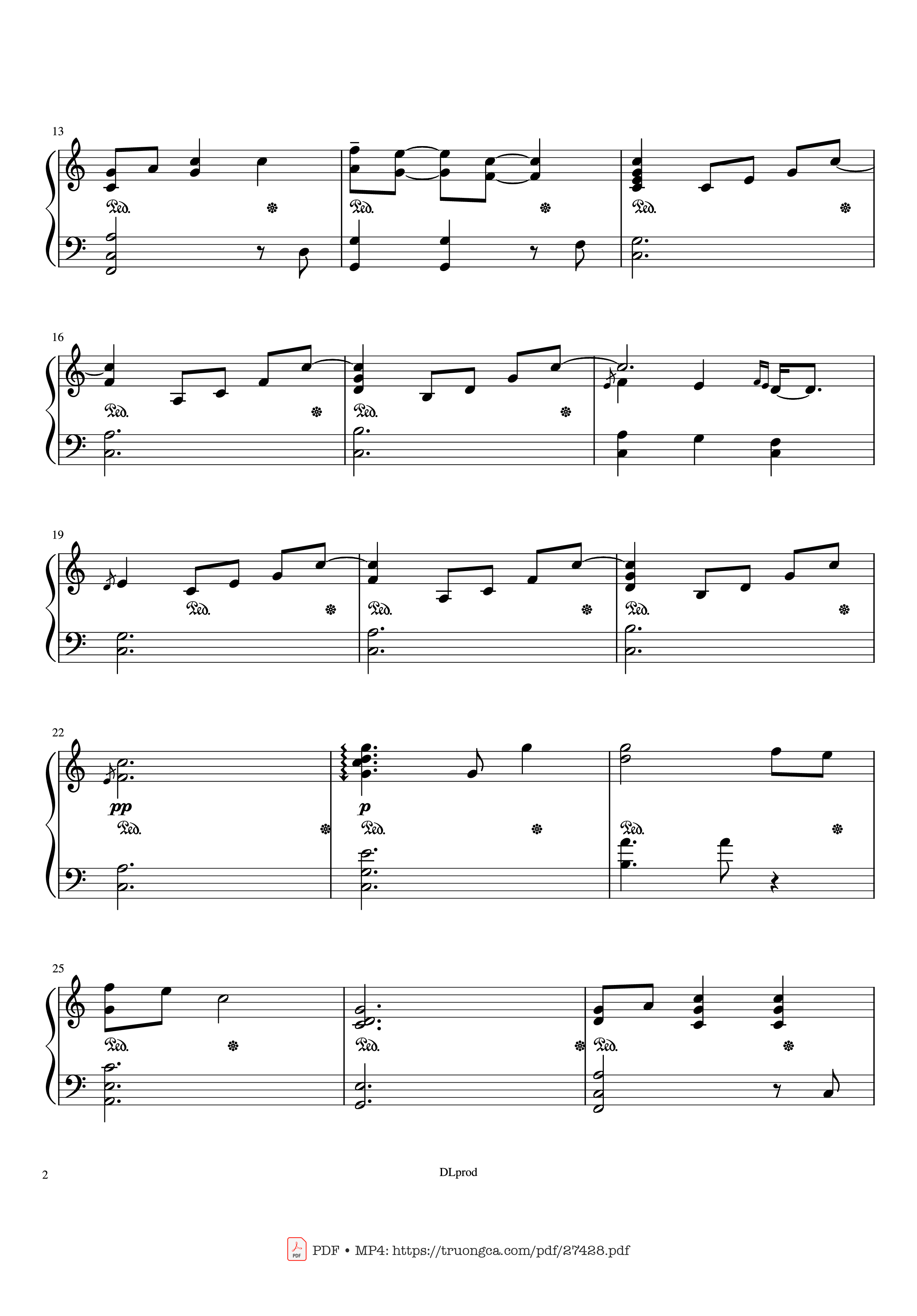 Page 2 of Sheet music PDF Piano Piano man - Billy Joel (Easy Piano) - Love-nsky