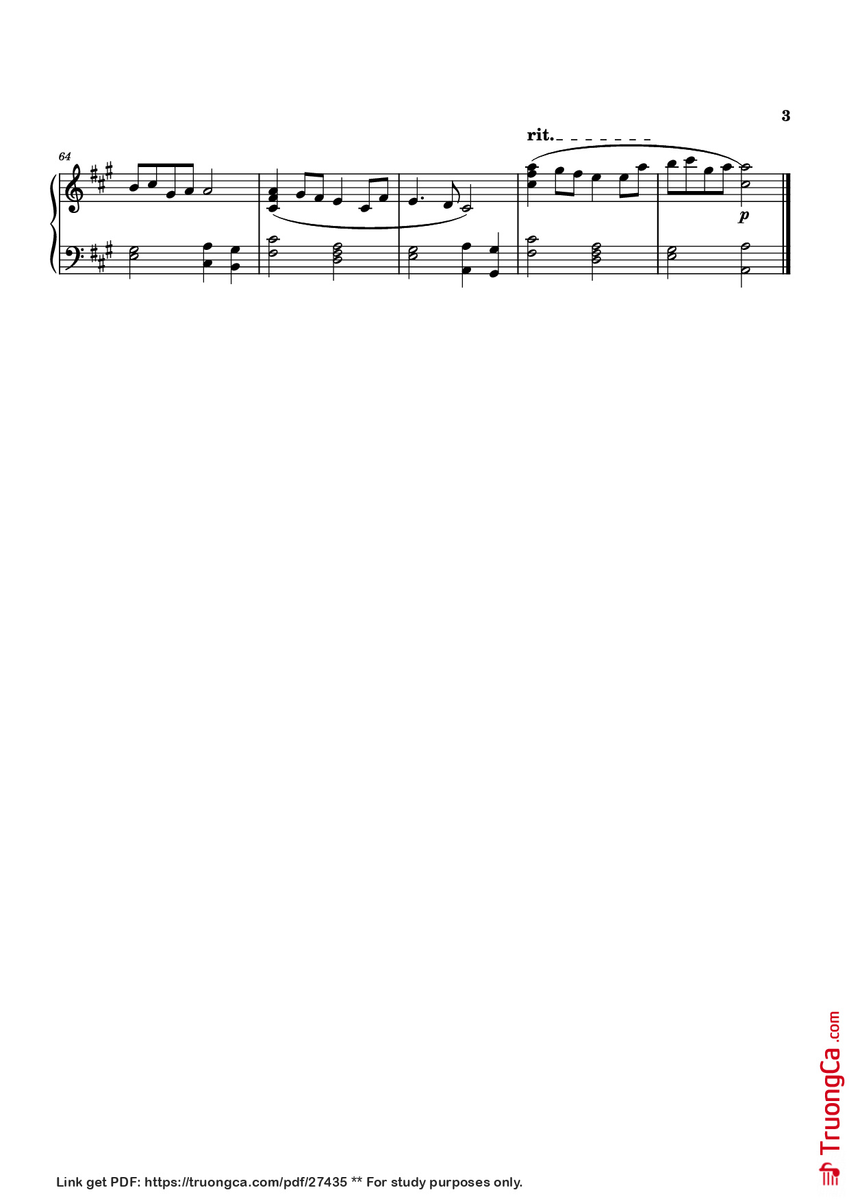 Page 3 of Sheet music PDF Piano Attack on Titan S4 ED - Akuma no Ko Piano - Arranged by Vincent DeArth-Pendley