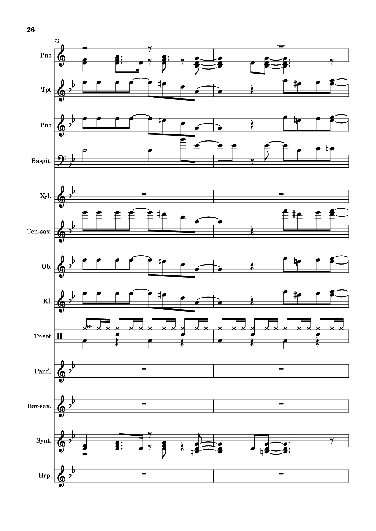 Page 26 of Sheet music PDF Piano After Today, A goofy movie - Powerline